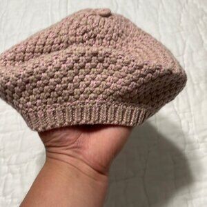 Knitted beret